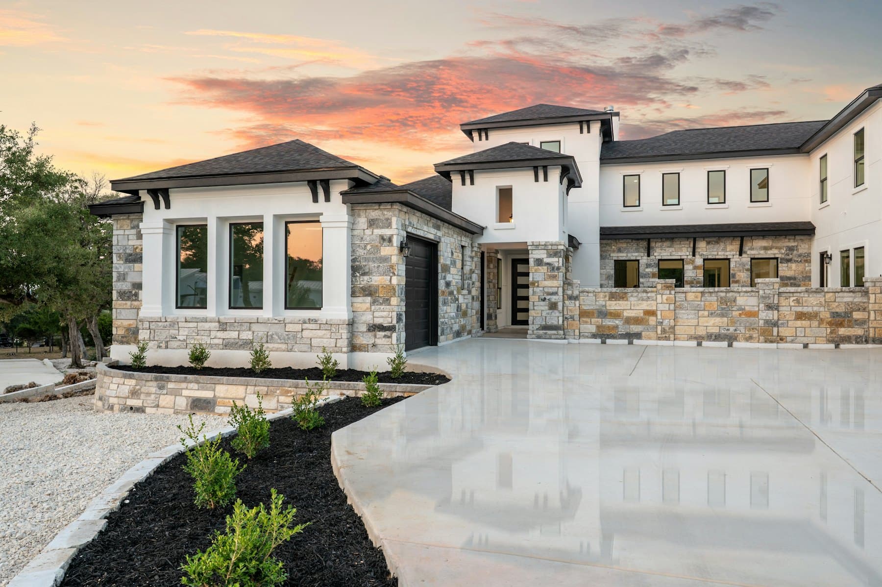 The finished Zaman home