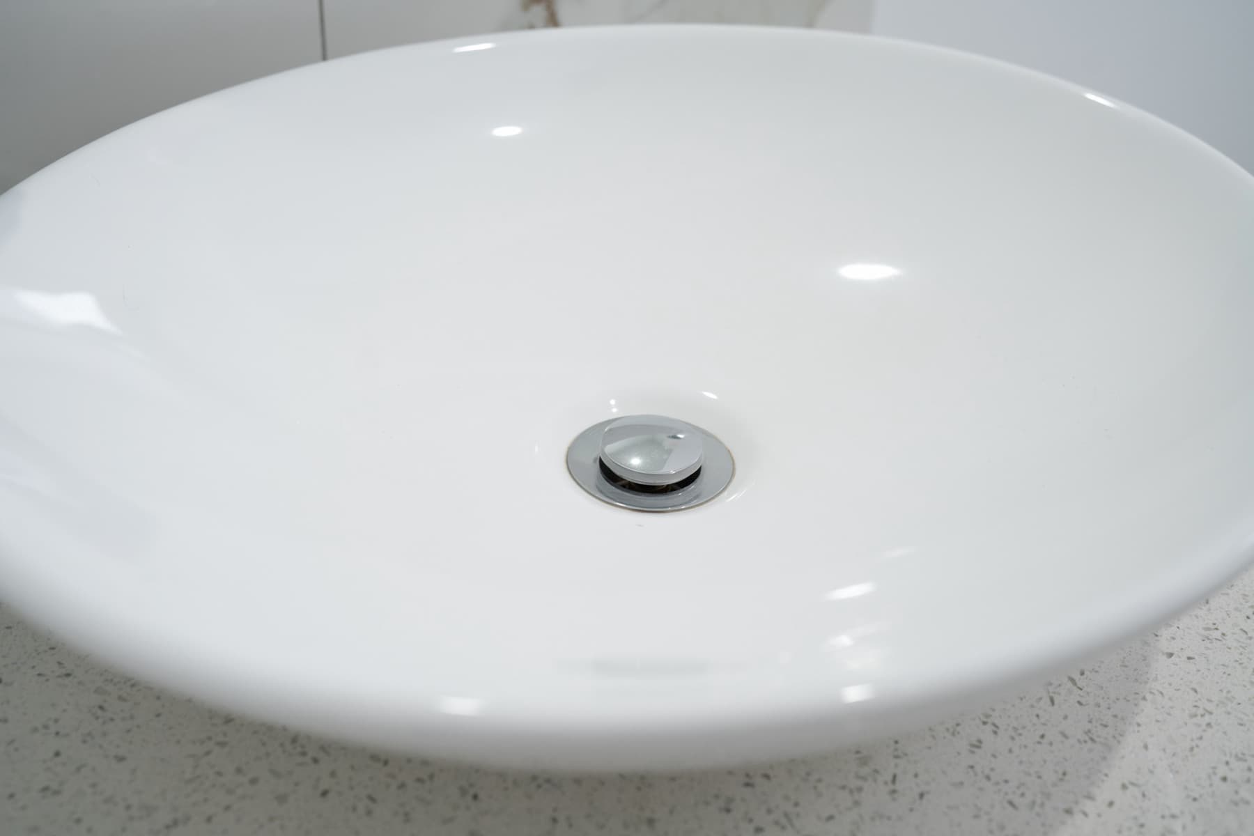 A vessel basin photographed from above