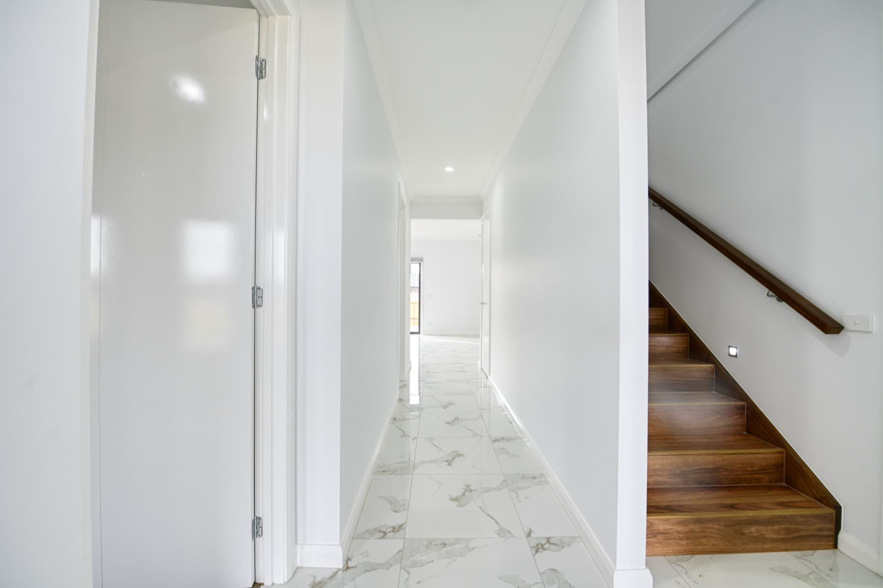 The passage beneath the staircase