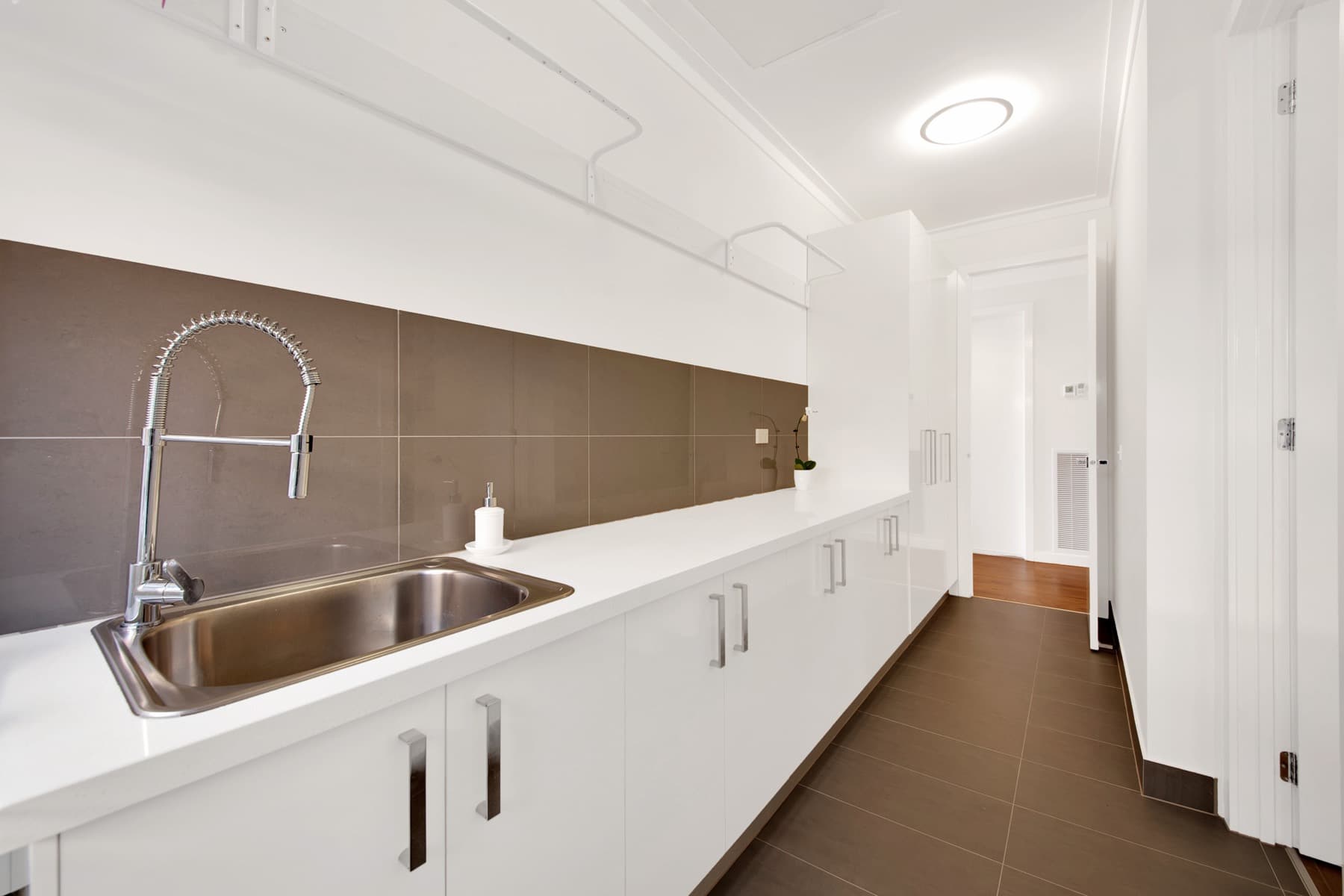 A completed Zaman home, frame 25