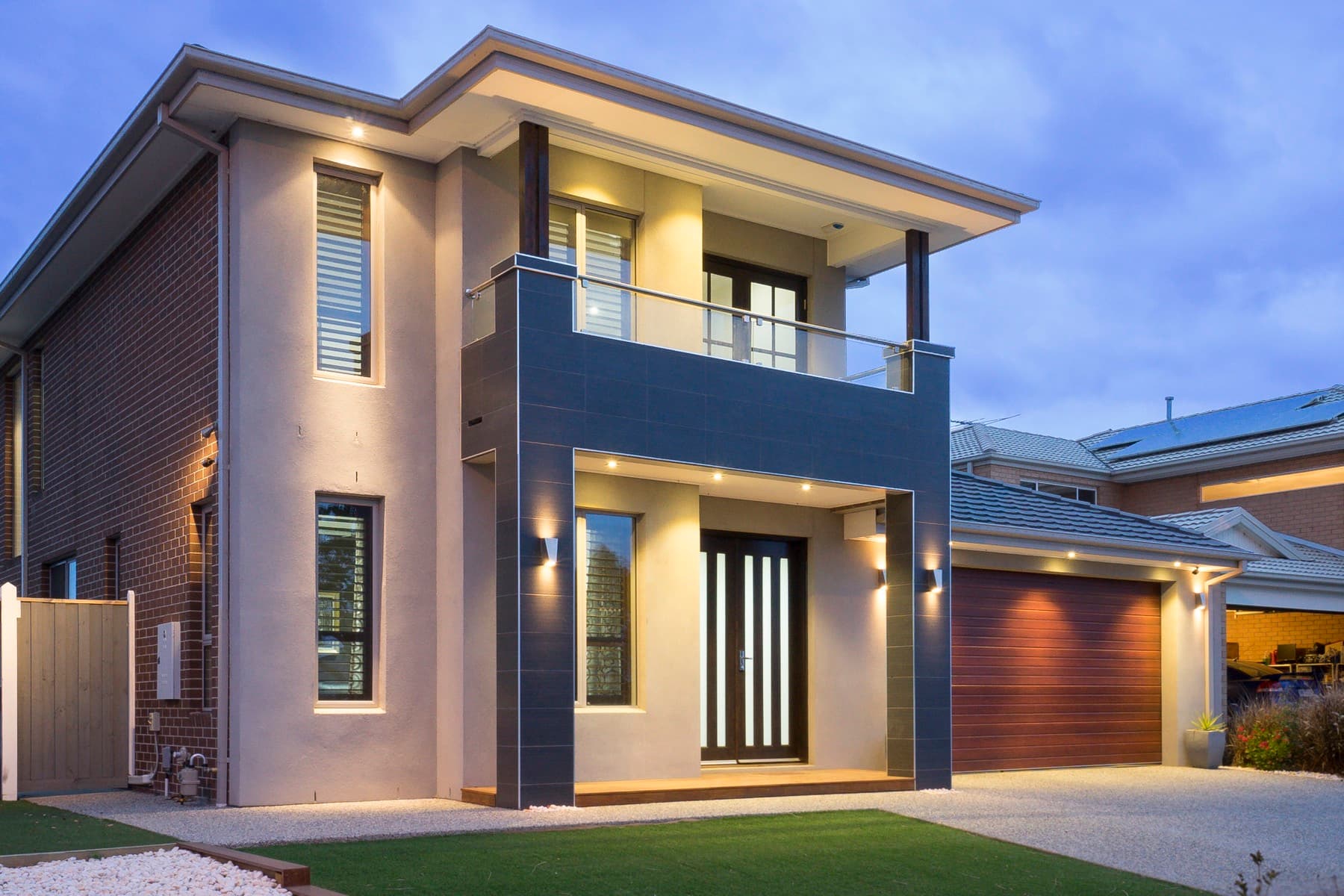 Project Waterways, the completed home from the street