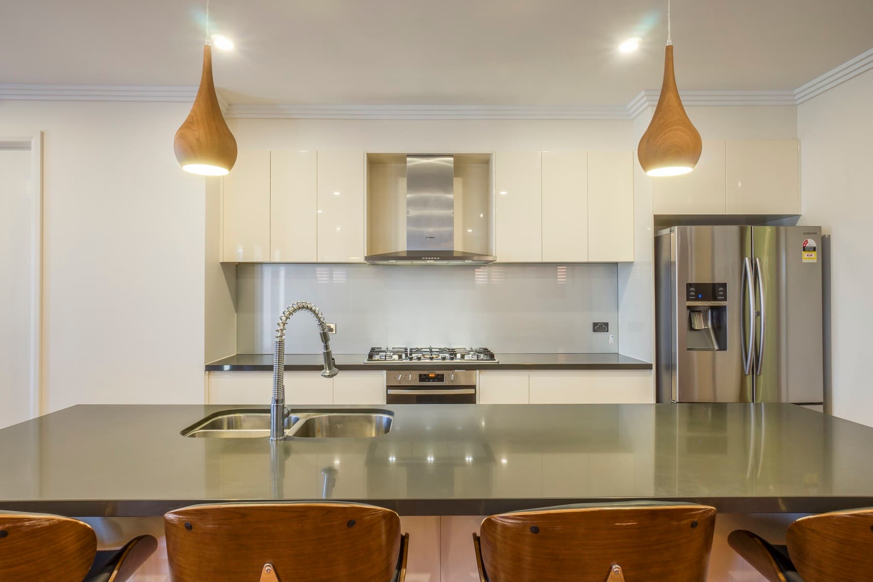 A completed Zaman home, frame 28